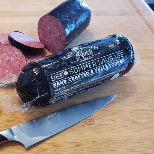 smoked beef summer sausage