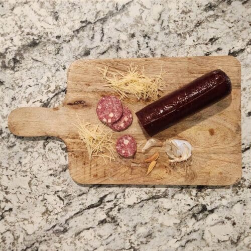 Garlic Parmesan Beef Summer Sausage